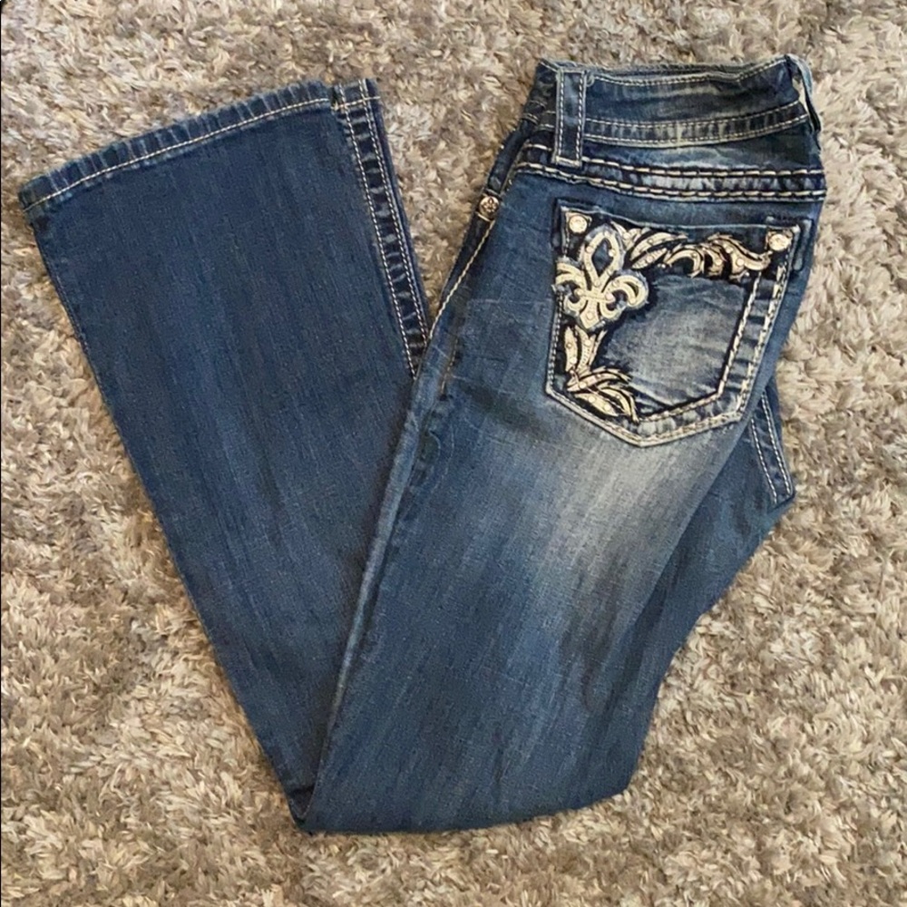 Miss Me Mid-Rise Boot Cut Jeans size 26